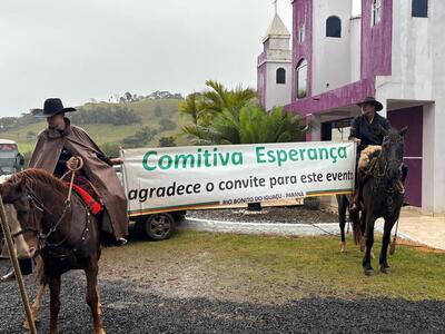 Festa em Louvor ao Senhor Bom Jesus reúne grande público em Linha Nova e celebra 32 anos de tradição em Rio Bonito do Iguaçu